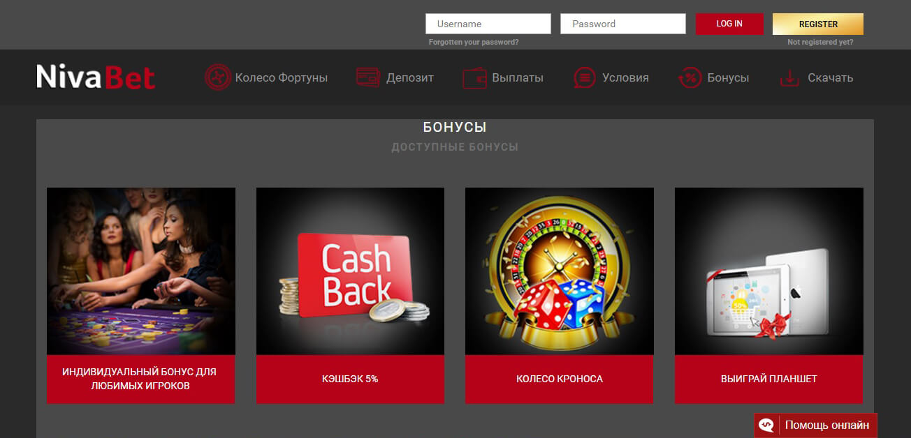 Бонус NivaBet casino